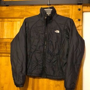 The North Face, black thin puffer. XS.